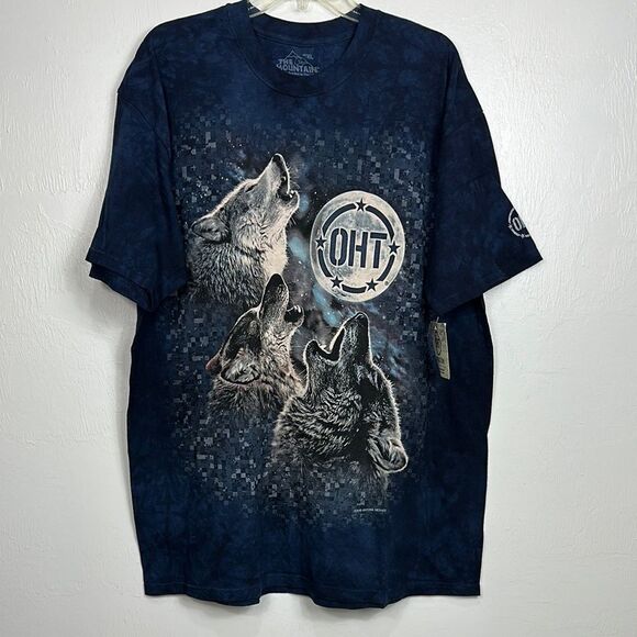 The Mountain Men's Three Wolf Moon Short Sleeve Tee Size XL - Picture 1 of 7